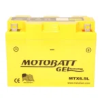 Batería Motobatt MTX6.5L gel AGM de alto rendimiento para motocicleta