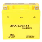 Batería de gel Motobatt MTX7CL AGM sellada para motos de alto desempeño