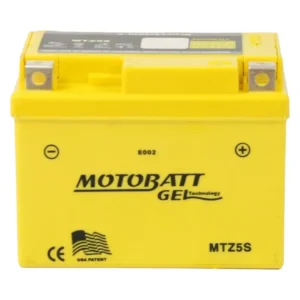 Batería de gel Motobatt MTZ5S con tecnología de doble polo