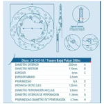 Disco Freno Ichimax Pulsar 200 Ns Tras - Imagen 2