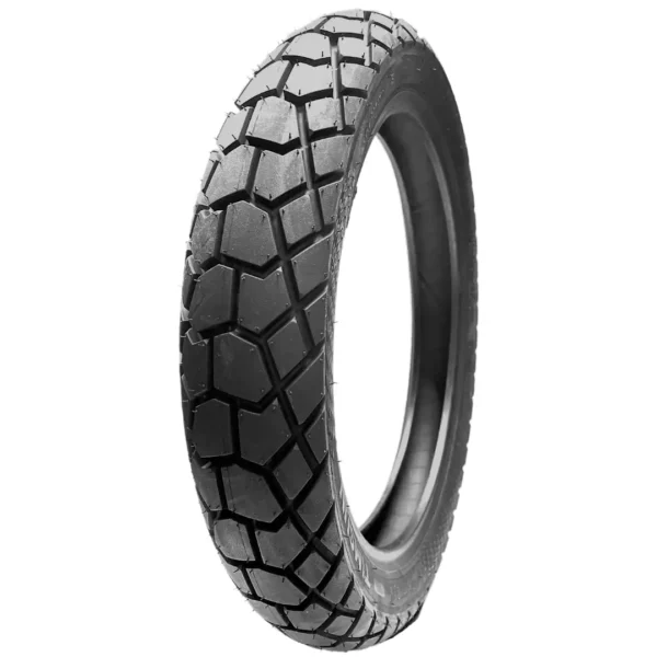 Llanta Timsun 100/90R17 TS822 con labrado mixto para ciudad y caminos destapados