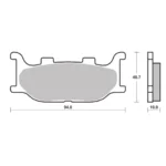 Pastilla Freno Brembo 07042Xs - Imagen 2