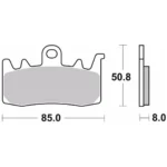Pastilla Freno Brembo 07Bb38La - Imagen 2