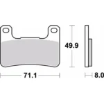 Pastilla Freno Brembo 07Su27Sa - Imagen 2