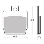 Pastilla Freno Brembo 7066 - Imagen 2