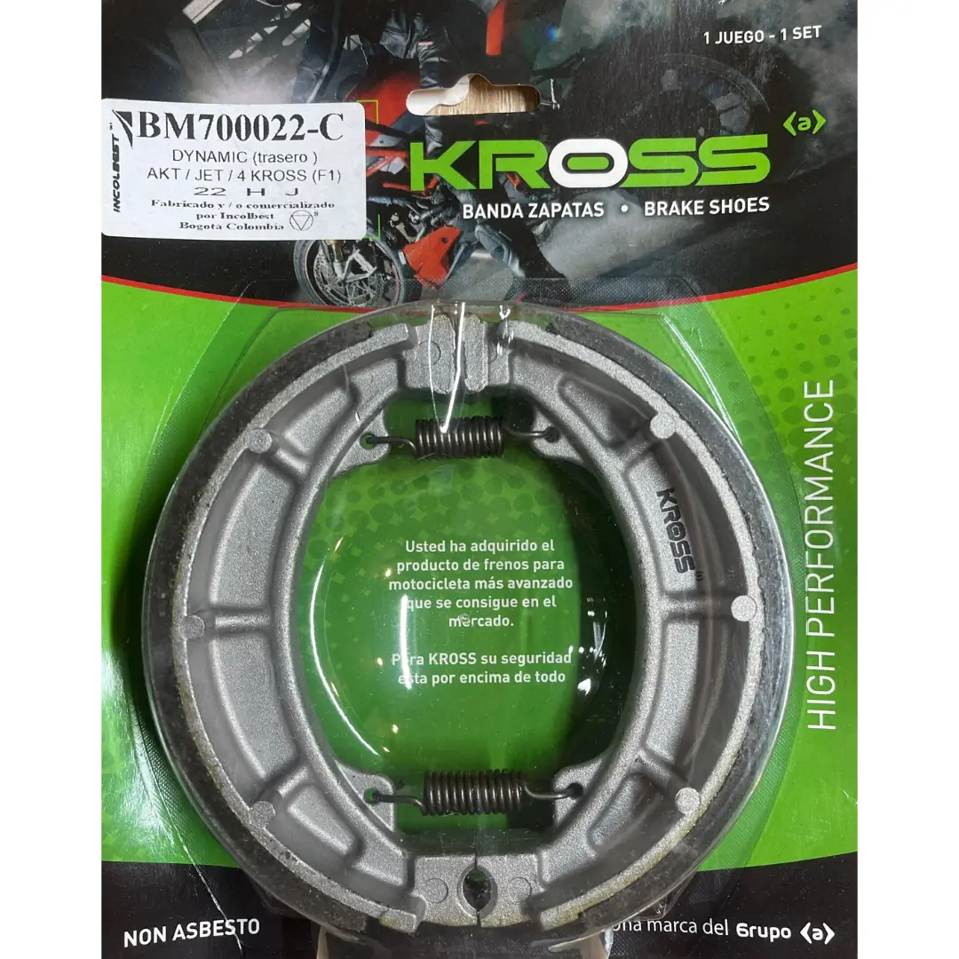 Banda Freno Kross Akt Dinamic 125 R Street125 Jet-4 Sym Crox 125 (700022 Banda Freno Kross Akt Dinamic 125 R Street125 Jet-4 Sym Crox 125 - Imagen 1
