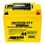 Batería de gel Motobatt MB9U compatible con YB9L2N9, sellada y libre de mantenimiento