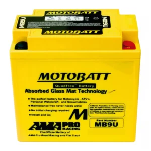 Batería de gel Motobatt MB9U compatible con YB9L2N9, sellada y libre de mantenimiento