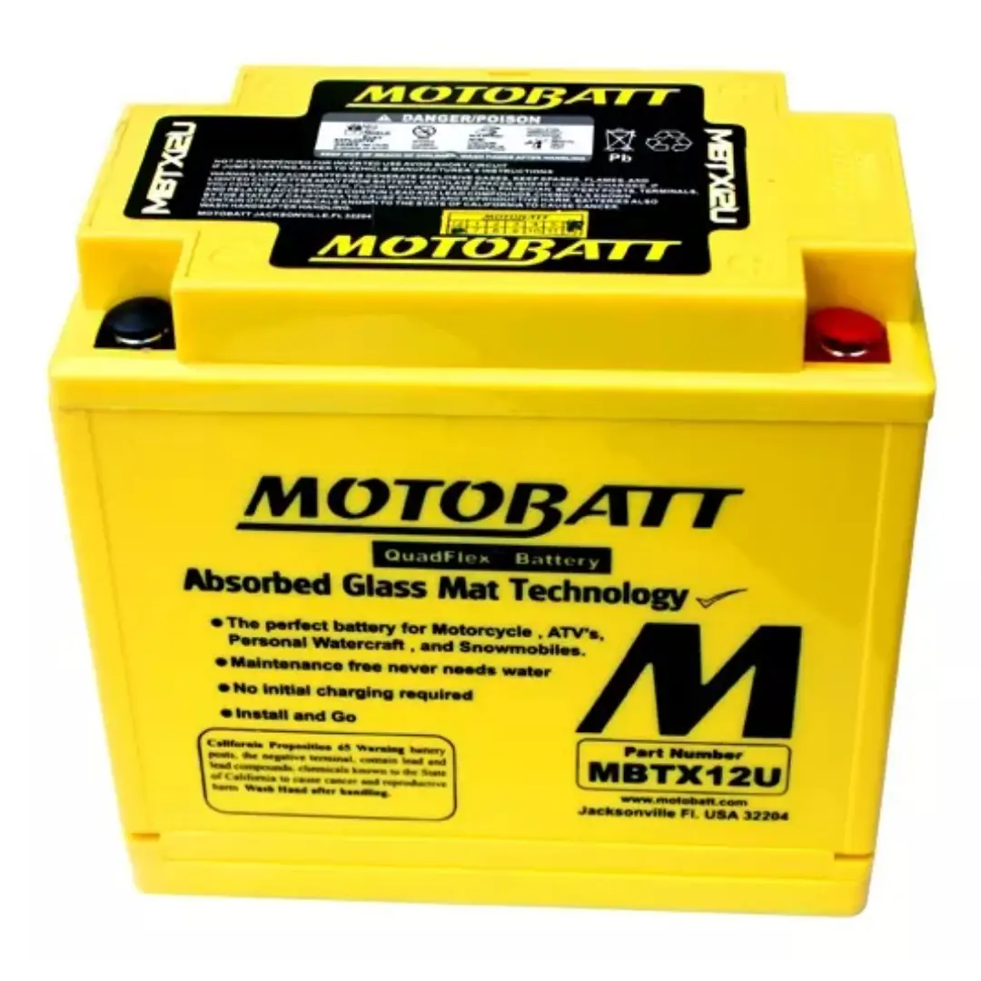 Bateria MotobaTT Mbtx12UYtx12 14 Bateria Motobatt Mbtx12U/Ytx12 14 - Imagen 1