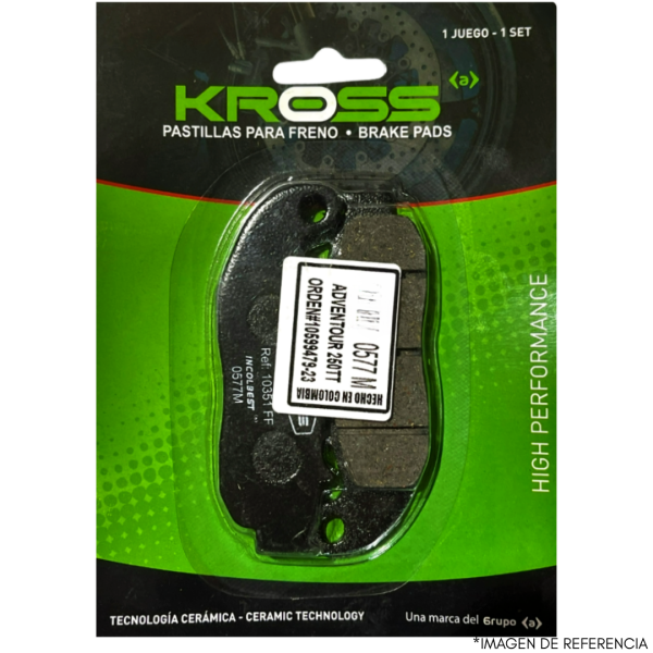 Pastilla Freno Kross Akt Dynamic 125 Jet-5 Sym Um Matrix 150 Lambreta